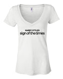 Harry Styles "Harry Styles Sign of the Times" Women's V-Neck T-Shirt