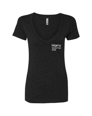 Harry Styles "Harry World Tour 2018" V-Neck T-Shirt