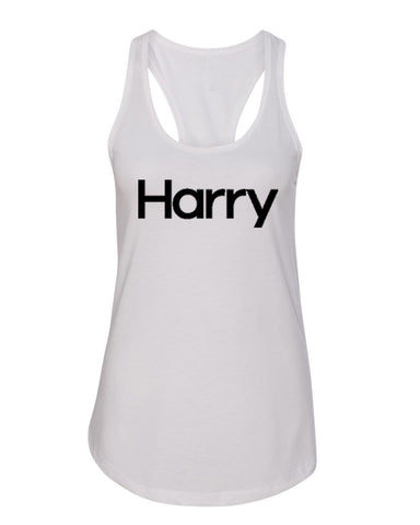 Harry Styles - BIG Harry Logo Racerback Tank Top