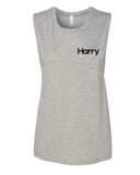 Harry Styles - Harry Logo in Corner Muscle Tee