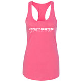 Jonas Brothers "I Won't Hesitate Just Tell Me Where to Start" Racerback Tank Top