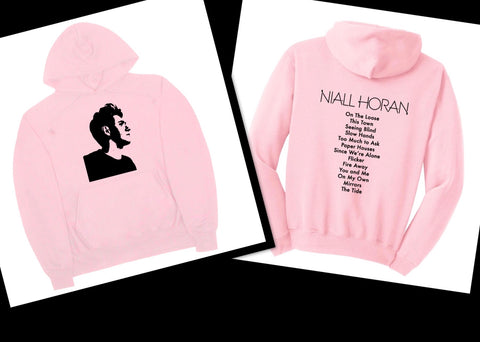 Niall Horan Solo Album Tracklist & Stencil Unisex Adult Hoodie Sweatshirt