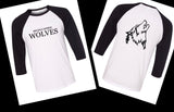 Selena Gomez "Wolves" / Wolf Back Baseball Tee