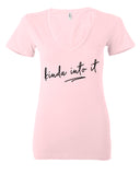 Harry Styles "Kiwi - Kinda Into It" Women's V-Neck T-Shirt