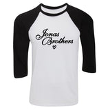 Jonas Brothers "Jonas Brothers (Script Logo)" Baseball Tee