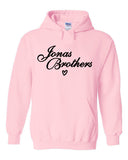 Jonas Brothers "Jonas Brothers (Script Logo)" Hoodie Sweatshirt