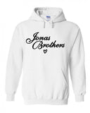 Jonas Brothers "Jonas Brothers (Script Logo)" Hoodie Sweatshirt