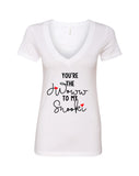 Jersey Shore "You're the Snooki to my JWoww / You're the JWoww to my Snooki" V-Neck T-Shirt