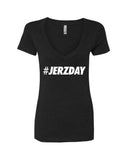 Jersey Shore "#Jerzday" V-Neck T-Shirt