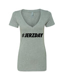 Jersey Shore "#Jerzday" V-Neck T-Shirt