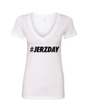 Jersey Shore "#Jerzday" V-Neck T-Shirt