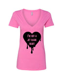 5SOS 5 Seconds of Summer "I've Got a Jet Black Heart" V-Neck T-Shirt