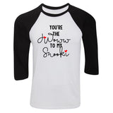 Jersey Shore "You're the Snooki to my JWoww / You're the JWoww to my Snooki" Baseball Tee