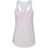 Kinda Hungry, Kinda Horny, Kinda Tired, Kinda Wanna Get a Tattoo Racerback Tank Top