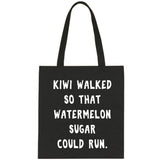 Harry Styles "Kiwi walked so that Watermelon Sugar could run" Tote Bag