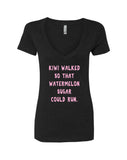 Harry Styles "Kiwi walked so that Watermelon Sugar could run" V-Neck T-Shirt