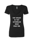 Harry Styles "Kiwi walked so that Watermelon Sugar could run" V-Neck T-Shirt