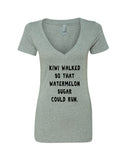 Harry Styles "Kiwi walked so that Watermelon Sugar could run" V-Neck T-Shirt