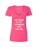 Harry Styles "Kiwi walked so that Watermelon Sugar could run" V-Neck T-Shirt