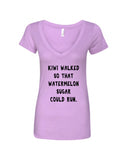 Harry Styles "Kiwi walked so that Watermelon Sugar could run" V-Neck T-Shirt