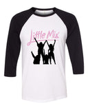 Little Mix "Little Mix Silhouette" Baseball Tee