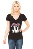 Little Mix "Little Mix Silhouette" V-Neck T-Shirt