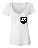 Louis Tomlinson "LT Pocket Logo" in Corner Women's V-Neck T-Shirt