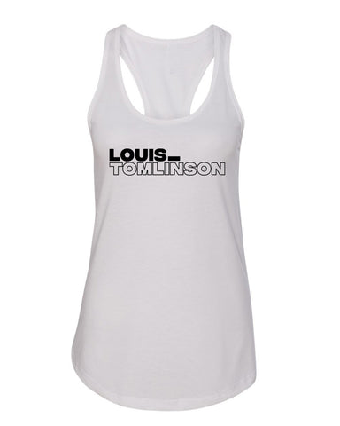 Louis Tomlinson "Louis_Tomlinson Logo" Racerback Tank Top