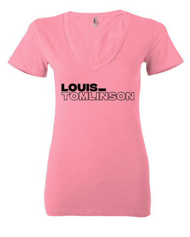 Louis Tomlinson "Louis_Tomlinson Logo" Women's V-Neck T-Shirt