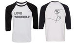 BTS "Love Yourself / Flower BACK" Baseball Tee