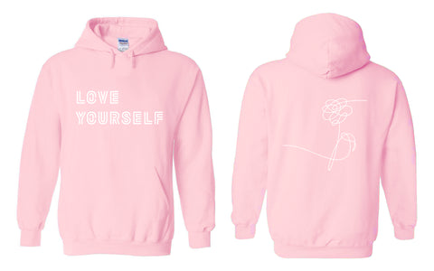 BTS "Love Yourself / Flower BACK" Hoodie Sweatshirt