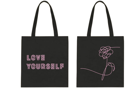 BTS "Love Yourself / Flower BACK" Tote Bag