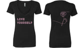 BTS "Love Yourself / Flower BACK" V-Neck T-Shirt