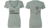 BTS "Love Yourself / Flower BACK" V-Neck T-Shirt