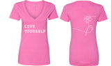 BTS "Love Yourself / Flower BACK" V-Neck T-Shirt