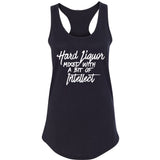 Harry Styles "Kiwi / Hard Liquor Mixed with a bit of Intellect" Racerback Tank Top
