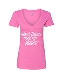 Harry Styles "Kiwi / Hard Liquor Mixed with a bit of Intellect" V-Neck T-Shirt