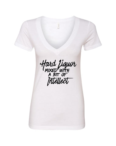 Harry Styles "Kiwi / Hard Liquor Mixed with a bit of Intellect" V-Neck T-Shirt