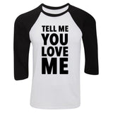 Demi Lovato "Tell Me You Love Me" Baseball Tee