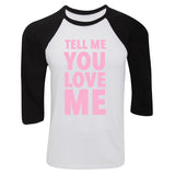 Demi Lovato "Tell Me You Love Me" Baseball Tee