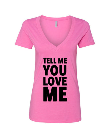 Demi Lovato "Tell Me You Love Me" V-Neck T-Shirt