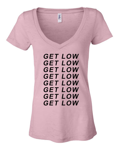 Liam Payne / Zedd "Get Low, Get Low, Get Low, Get Low" Women's V-Neck T-Shirt