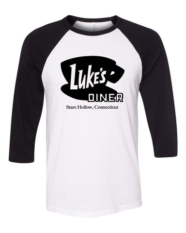 Gilmore Girls "Luke's Diner" Baseball Tee