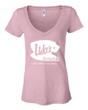 Gilmore Girls "Luke's Diner" Women's V-Neck T-Shirt