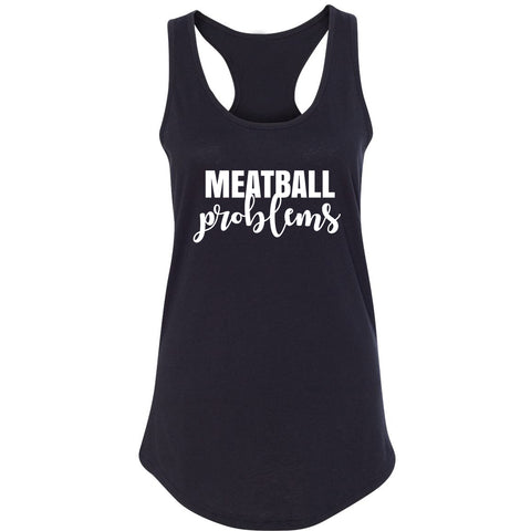 Jersey Shore MTV "Meatball Problems" Racerback Tank Top