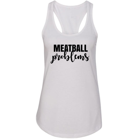 Jersey Shore MTV "Meatball Problems" Racerback Tank Top