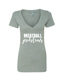 Jersey Shore MTV "Meatball Problems" V-Neck T-Shirt