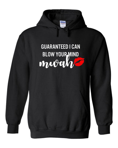 Dua Lipa "Guaranteed I can blow your mind MWAH" Hoodie Sweatshirt