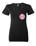 Niall Horan "NH Circle Logo" in Corner Women's V-Neck T-Shirt