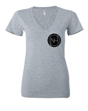 Niall Horan "NH Circle Logo" in Corner Women's V-Neck T-Shirt